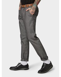 dunkelgraue Chinohose von Tom Tailor Denim