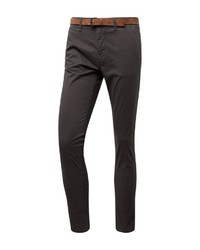 dunkelgraue Chinohose von Tom Tailor Denim