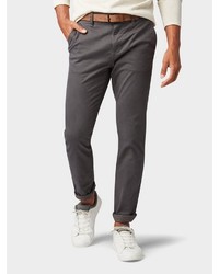 dunkelgraue Chinohose von Tom Tailor Denim