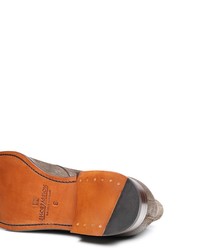 dunkelgraue Chukka-Stiefel aus Leder von SHOEPASSION