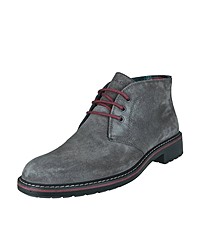 dunkelgraue Chukka-Stiefel aus Wildleder von IGI&CO