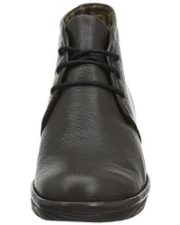 dunkelgraue Chukka-Stiefel von Fly London