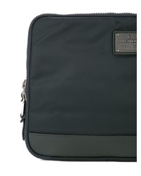 dunkelgraue Clutch Handtasche von Makavelic