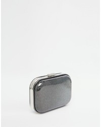 dunkelgraue Clutch von Street Level