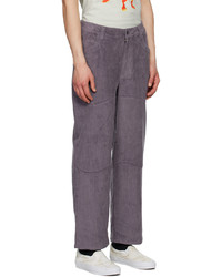 dunkelgraue Cord Chinohose von Dime