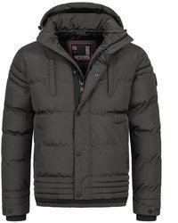 dunkelgraue Daunenjacke von Alessandro Salvarini