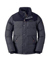 dunkelgraue Daunenjacke von Eddie Bauer