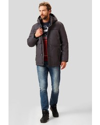 dunkelgraue Daunenjacke von FiNN FLARE