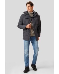 dunkelgraue Daunenjacke von FiNN FLARE