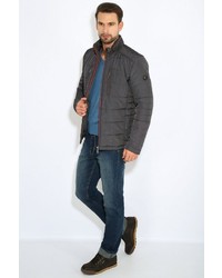 dunkelgraue Daunenjacke von FiNN FLARE