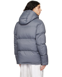 dunkelgraue Daunenjacke von Snow Peak