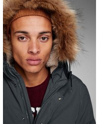 dunkelgraue Daunenjacke von Jack & Jones