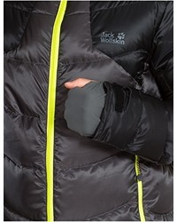 dunkelgraue Daunenjacke von Jack Wolfskin