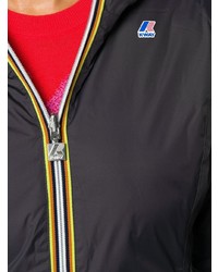 dunkelgraue Daunenjacke von K-Way