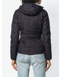 dunkelgraue Daunenjacke von K-Way