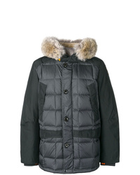 dunkelgraue Daunenjacke von Parajumpers