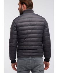 dunkelgraue Daunenjacke von Petrol Industries