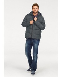 dunkelgraue Daunenjacke von REDPOINT