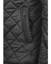 dunkelgraue Daunenjacke von Solid