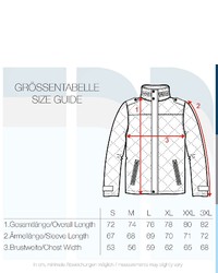 dunkelgraue Daunenjacke von Solid