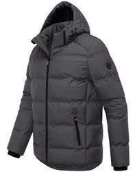 dunkelgraue Daunenjacke von Stone Harbour
