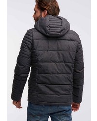 dunkelgraue Daunenjacke von Tuffskull