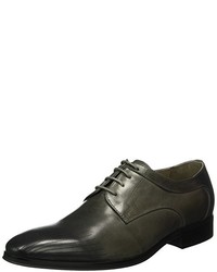 dunkelgraue Derby Schuhe von Belmondo