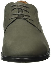 dunkelgraue Derby Schuhe von Clarks