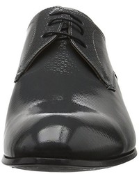 dunkelgraue Derby Schuhe von Karl Lagerfeld