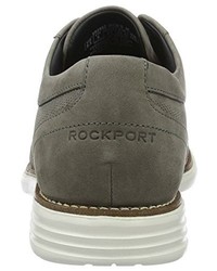 dunkelgraue Derby Schuhe von Rockport