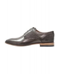 dunkelgraue Derby Schuhe von Salamander