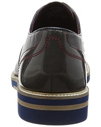 dunkelgraue Derby Schuhe von Ted Baker