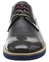 dunkelgraue Derby Schuhe von Ted Baker