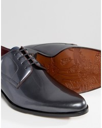 dunkelgraue Derby Schuhe von Ted Baker