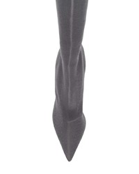dunkelgraue elastische Stiefeletten von Yeezy
