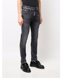 dunkelgraue enge Jeans von Diesel