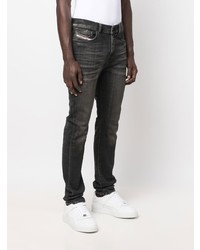 dunkelgraue enge Jeans von Diesel