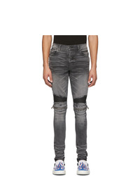 dunkelgraue enge Jeans von Amiri