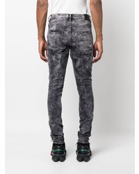 dunkelgraue enge Jeans von purple brand