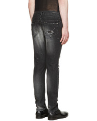 dunkelgraue enge Jeans von Diet Butcher Slim Skin