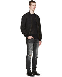 dunkelgraue enge Jeans von Diet Butcher Slim Skin