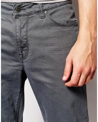 dunkelgraue enge Jeans von Asos