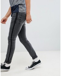 dunkelgraue enge Jeans von Burton Menswear