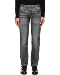 dunkelgraue enge Jeans von Calvin Klein Collection