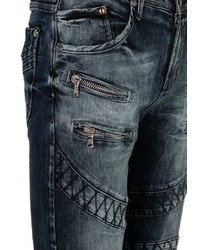 dunkelgraue enge Jeans von Cipo & Baxx