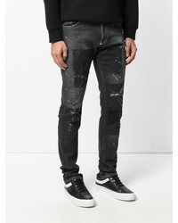 dunkelgraue enge Jeans von Philipp Plein