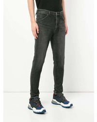 dunkelgraue enge Jeans von White Mountaineering