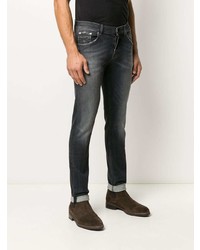 dunkelgraue enge Jeans von Dondup