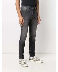 dunkelgraue enge Jeans von Diesel