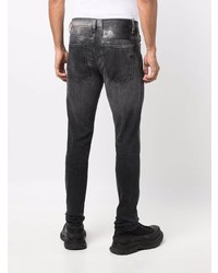 dunkelgraue enge Jeans von Diesel